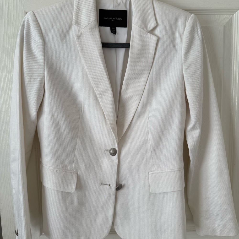 Banana Republic Women's Cream Blazer